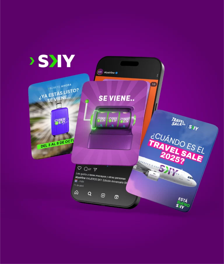Campaña digital Sky Airlines